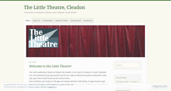 Desktop Screenshot of littletheatrecleadon.com
